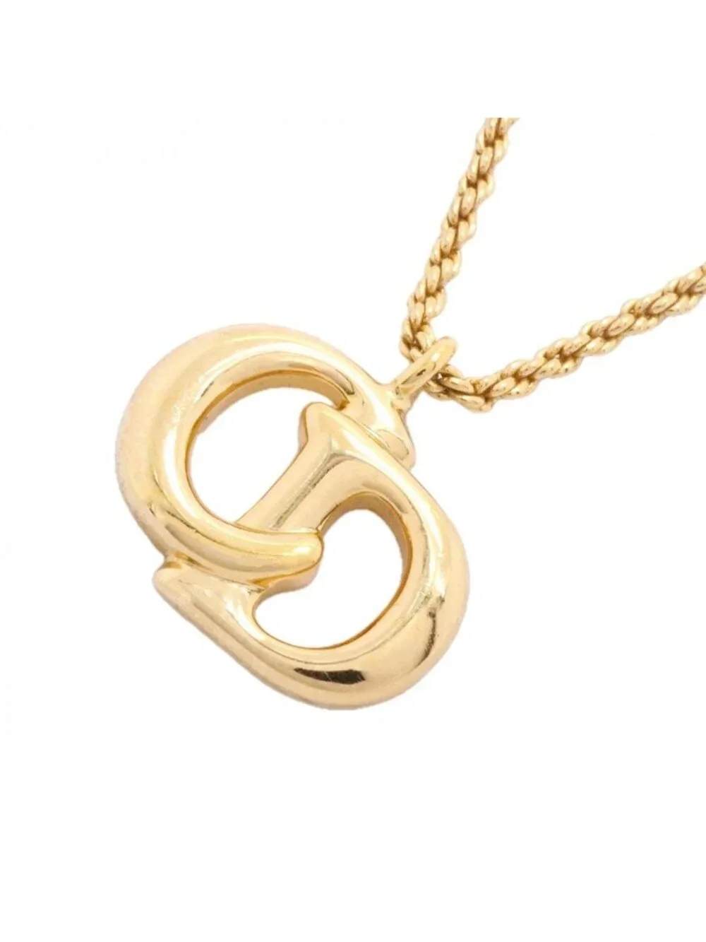 Dior Necklace CD Logo Gold Plated
